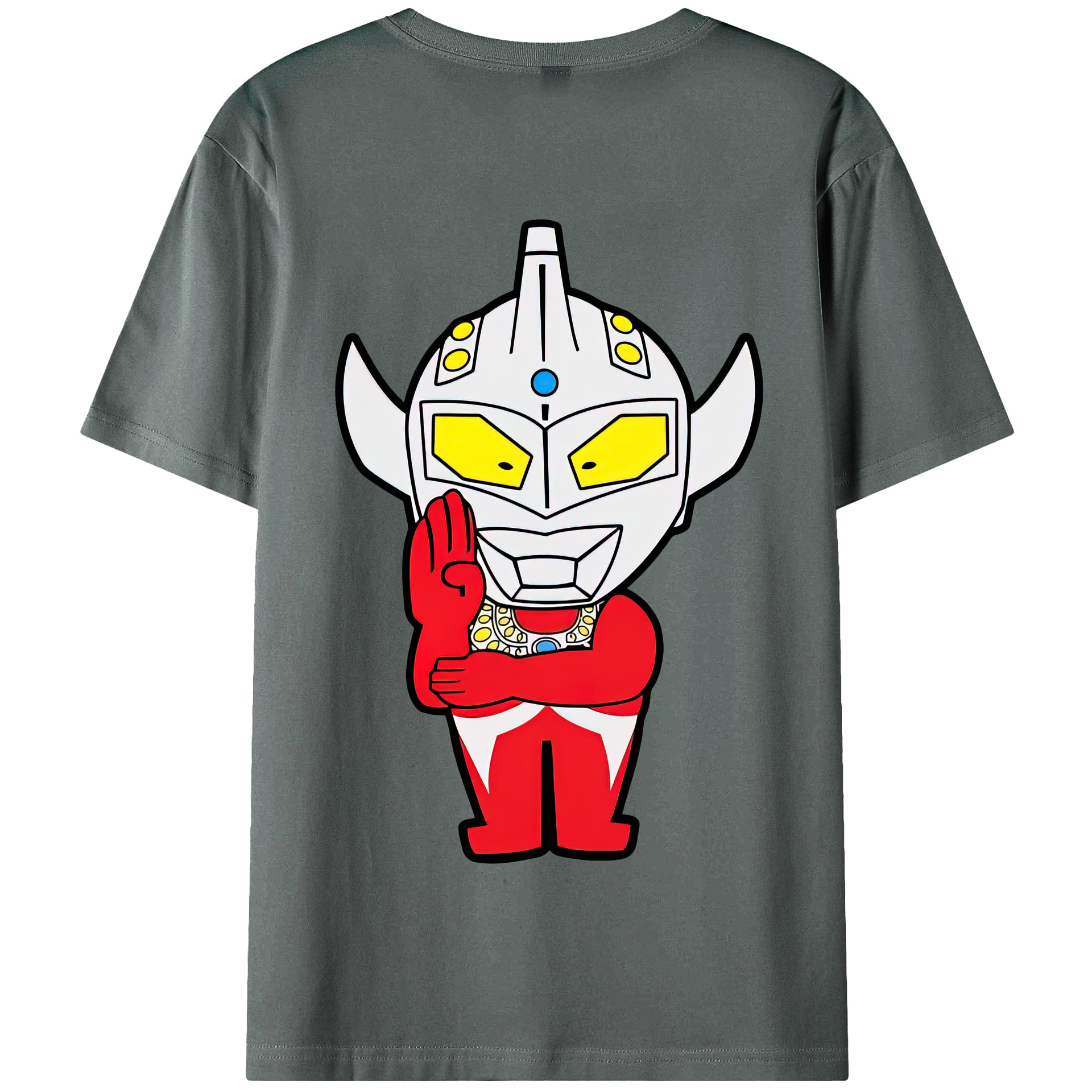 （画像用） ウルトラマン Ultraman 綿100％半袖Tシャツ（背面プリント）